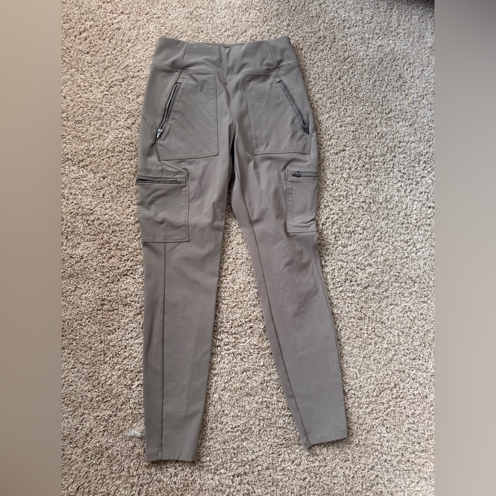 Athleta Gray Cargo Leggings